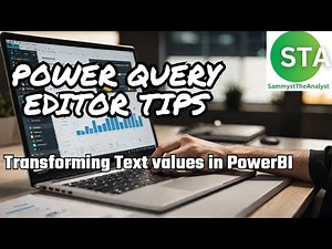 Working with Text tools in PowerBI || How to transform text in Power Query Editor