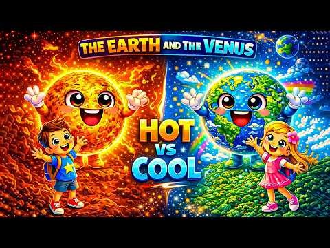 Earth vs Venus — What’s the Difference? 🌍🪐