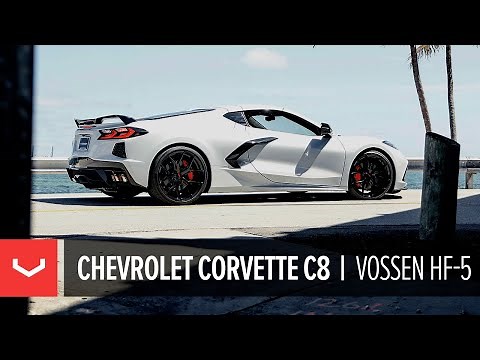 First-Ever Lowered Chevrolet Corvette C8 | Vossen Hybrid Forged HF-5