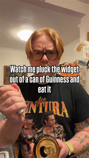 Yummy yummy! Plucking the widget from a can of Guinness #stout #guinness #CapCut #memecut @guinnessus | Patrick Benedict