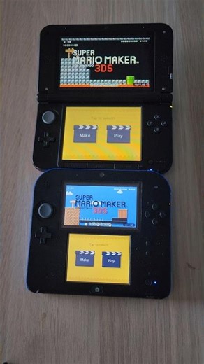 Super Mario Maker- Nintendo 3DS XL vs 2DS Speed Comparison