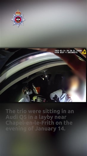 #CrackCocaine | Three men were arrested as part of a crackdown on class A drug dealing in the High Peak - with one of them being found with wraps in his pants. Officers in unmarked cars caught the trio sitting in an Audi Q5 in a layby near Chapel-en-le-Frith late on January 14th. They were detained for searches under the Misuse of Drugs Act, and officers also searched the car. A wad of cash was found stuffed down the side of one of the seats, along with mobile phones found elsewhere. A later sea