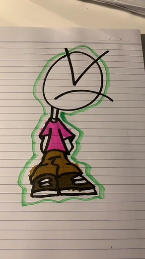 #fypp #viral #cartoon #sketch #art #tutorial #graffiti | how to draw a graffiti character