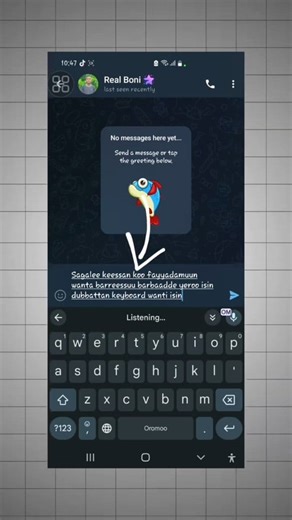 How to use voice typing on Android keyboard #android #tipsandtricks | Oromo Technology App