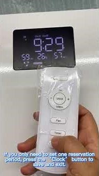 CK150W Timer Setting Guide | How to Set the Schedule Easily