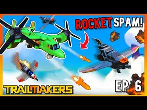 Obliterating ENEMIES With The NEW 'Rocket Launcher!' (Episode 6) | Trailmakers Playthrough