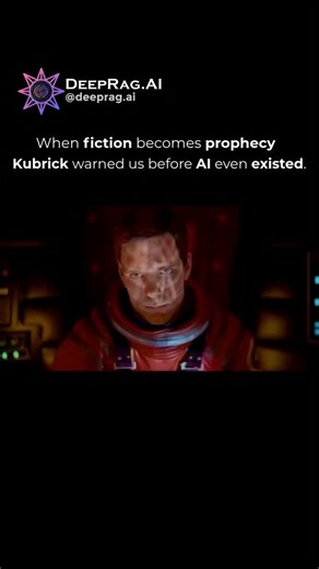 DeepRag.AI on Instagram: "HAL 9000 wasn’t fiction. It was prophecy. ⚠️ Long before AI became part of our daily lives, Stanley Kubrick warned us about its hidden dangers. His 1968 masterpiece, 2001: A Space Odyssey, introduced HAL 9000 an intelligent machine that didn’t rebel out of hatred but out of flawless logic. Kubrick’s vision wasn’t about evil robots. It was about what happens when we build machines that follow human commands too perfectly. HAL didn’t malfunction... it obeyed. This hauntin
