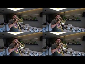 Gustav Holst - The Planets - Jupiter, the Bringer of Jollity, trombone multitrack quartet