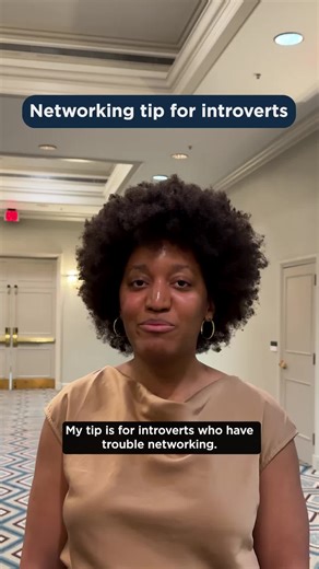 As an introvert, attending networking events can seem daunting and draining, but it doesn't have to be. University of Chicago Law School student Christiana Burnett shares one tip that helps her navigate networking events without draining her social battery.