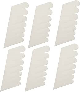 Nail Silk Wrap, 6pcs Adhesive Silk Nail Wraps Reinforce Nail Protector Stickers Nail Extension Silk Nail Repair Strips UV Gel Nail Tool for Nail Protection