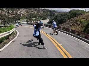 Wide Open Hill Bomb on the So Cal BMX Ride!