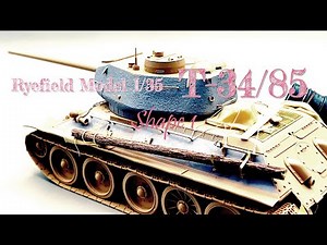 1/35 T-34/85 Ryefield Model 【Assembly section】TANK MODEL