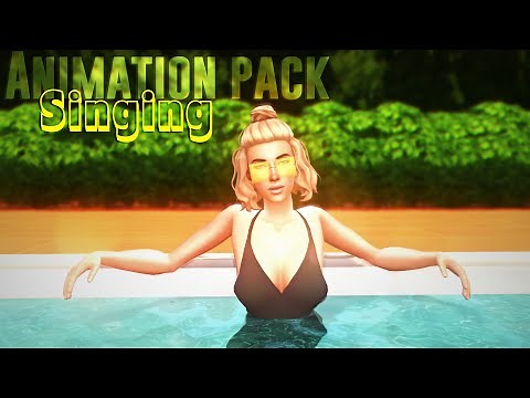 Singing animation | The Sims 4