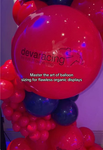 The secret behind perfectly sized balloons in every organic display #eventstylist #balloonartist #midlandsballoons