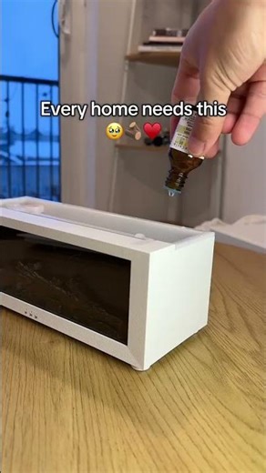 Air Humidifier & Essential Oil Diffuser: LED Fire Effect, Quiet Mist, Remote Control #fletchcramer