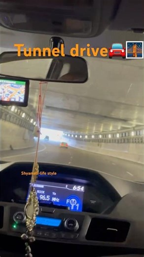 Cincinnati Bridge Tunnel Drive 🚘🌉 Downtown Views #shorts #travel