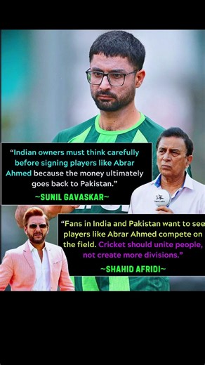 Gavaskar hits out at Sunrisers for signing Abrar Ahmed in Men's Hundred