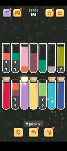 water sort Quest level 161 #video #treding #video #shorts #shortsvideo