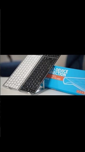 Quite & Ultra-Slim Bluetooth Keyboard for Office Setup | iClever BK10
