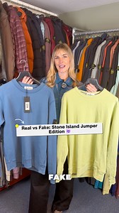 REAL VS FAKE : STONE ISLAND JUMPER EDITION 🌓🤔 BUT THIS TIME.. we explained it 🌙🫟 Are you enjoying our content? Let us know 💬 #stoneisland #jumper #terracewear #realvsfake #education | heatfromthespire