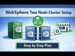 WebSphere Network Deployment : Two Node Cluster Deployment Manager Step by Step Action Plan