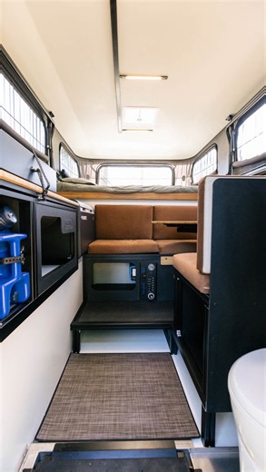 Scout Campers on Instagram: "7ft of headroom, a 1,336lb base weight, and a pop-up roof that sets up in seconds - what more could you want? The Kenai Pop-Up is built for full-size trucks with 6.5’ beds or longer and still fits in most garages thanks to its low-profile roof. Shower capabilities? Check. Cassette toilet? Also check. Diesel heater, extra storage, fridge/freezer, off-grid power - check, check, check and check 🤌 #ScoutCampers #truckcampers #popupcamper #campertour"