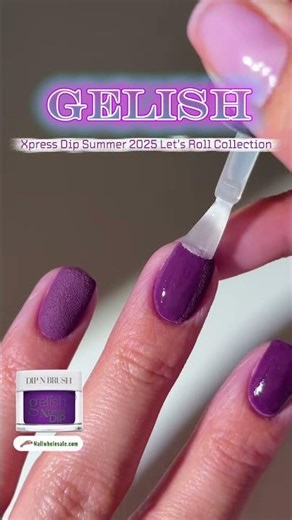 Neons, brights & nothing but good vibes #GelishXpressDip #LetsRollCollection #nailtrends2025 #nails