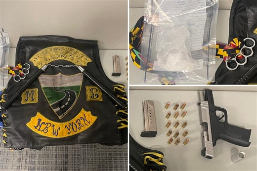 ‘Outlaw’ biker with nunchucks, gun tangles with troopers on Long Island parkway when his ride loses power