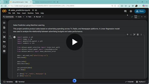 #codsoft #internship #datascience #machinelearning #python | DEEPADHARSHINI SANKAR