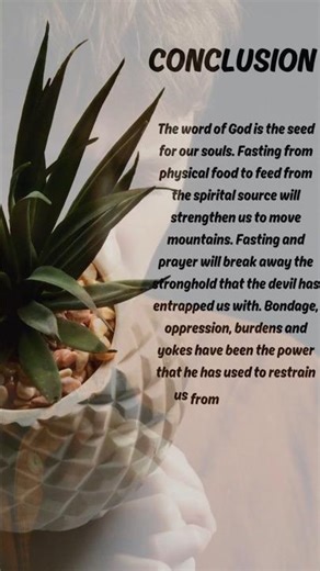 A Seed A Day | Isaiah 58:6 #bible #bibleverse #jesus #fasting