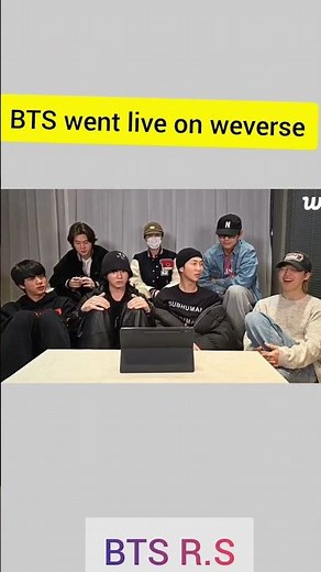 BTS Weverse Live ON 💜 Army, this moment is everything! #bts