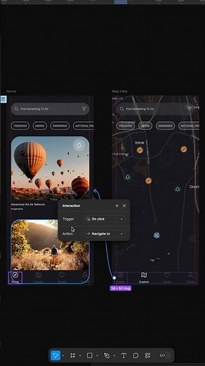 Make your navbar interactive #figma #uiux #navbar #figmanavbar #thedesignertapesdaily