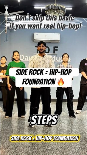Basic Side Rock | Hip-Hop Foundation Step 🔥
