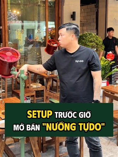 Setup trước giờ mở bán