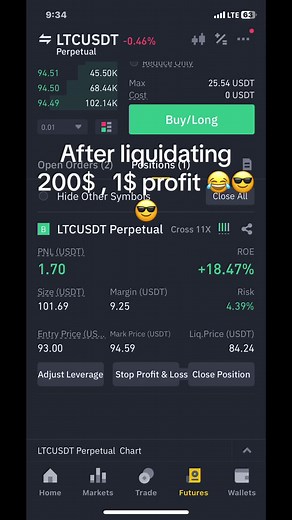 After liqudating 200$ , 1$profit . #mining #bitcoin #bitcoinmining #crypto #cryptoworld #binance #xrp #ltc #litecoin #halving #pump #nextcrypto_ #profit #matamask #foryou #like #hashtag