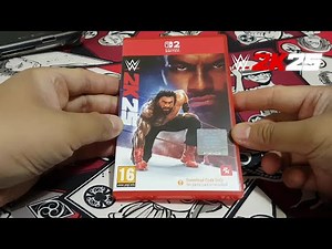 WWE 2K25 Nintendo Switch 2 Unboxing