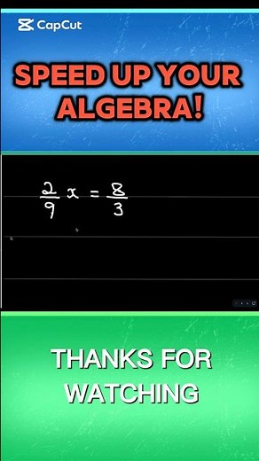 Speed Up Your Algebra! #MathTricks #Algebra #StudyTips #MathHacks