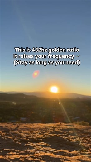 Banah Winn on Instagram: "💫 This is 432 Hz Golden Ratio — stay as long as you need. It raises your frequency. Most “healing music” online feels nice… but the real frequencies are buried under layers of sound — so your body never actually receives the benefit. These tones are different. They’re built using the Golden Ratio (1.618…) — the same mathematical pattern found in seashells, galaxies, flowers, pinecones, and even your DNA. It’s nature’s blueprint for harmony turned into sound. When you l