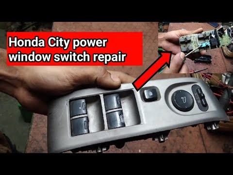 honda city power window switch not working! 🚗 all Honda cars power window switch repair .