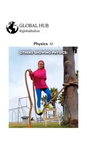 GLOBAL REEL HUB | This post shares a 59-second viral video compilation of edited physics stunts, captioned "Phiysic " to evoke chaotic or life-risking demos,... | Instagram