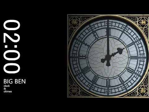 Big Ben (02:00) chimes and clock | Big Ben Digital