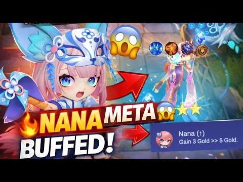 NANA NEW BUFF IS OP 😱 NANA IS BACK IN META | Magic Chess Go Go