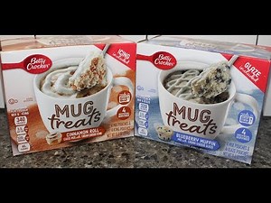 Betty Crocker Mug Treats: Cinnamon Roll & Blueberry Muffin Review