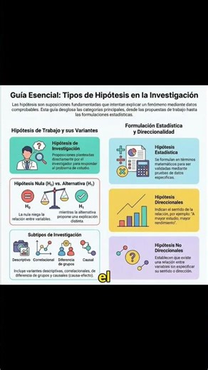 Hypothesis of a scientific investigation