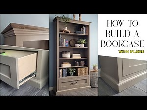 How to build a Bookcase // DIY Cabinet - Plans available