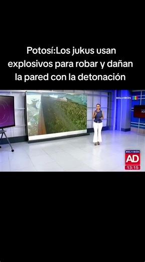 #Potosi : Los jukus usan explosivos para robar y dañan la pared con la detonación El hecho evidencia afectaciones en la infraestructura tras la explosión. #Actualidad #NoticiasBolivisiónAlDía #RedBolivisión #Potosí