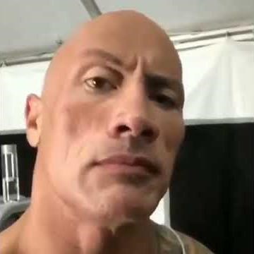 The rock but bass boosted