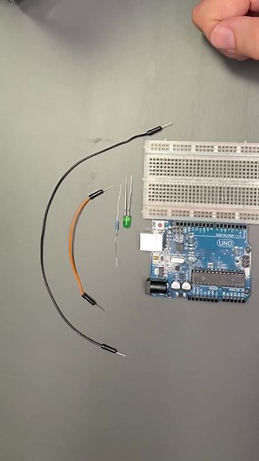 Not sure where to start with your Duinotech learning kit? here is the physical build for a simple blinking LED project. Guides and projects for anything Duinotech or Arduino can be found at: www.arduino.cc Everything here was built using the Duinotech learning kit available now www.jaycar.com.au/p/XC3900 . . . #duinotech #arduino #electronics #hobby #LED #blink | Jaycar Electronics