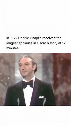 what a moment In 1972, after a two-decade absence from the United States, Charlie Chaplin returned to accept an Honorary Academy Award at the 44th Oscars ceremony. The audience honored him with a 12-minute standing ovation, the longest in the event’s history. This moment served as both a tribute to Chaplin’s monumental contributions to cinema and an implicit apology for his prior mistreatment during the McCarthy era. ￼ Visibly moved, Chaplin acknowledged the accolade, marking a poignant moment i