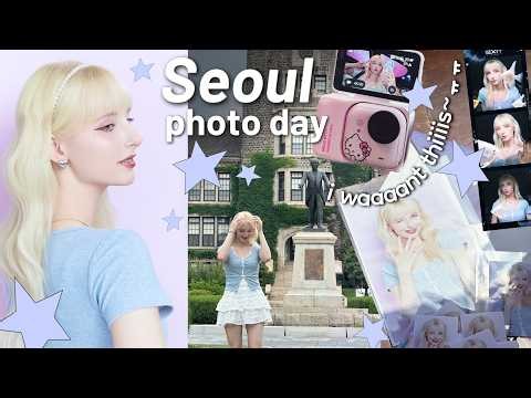 Profile photoshoot in Seoul 🇰🇷 ￼my first photoshoot as Kpop idol ￼